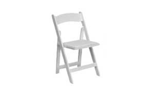 White Deluxe Padded Chair Rental